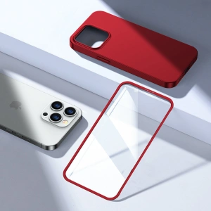 Buy Joyroom 360 Full Case + tempered glass Apple iPhone 13 Pro Max (JR-BP928 red) - JYR277 - {ean13} - Home Screen Store Europe