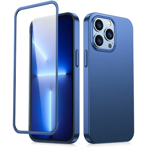 Buy Joyroom 360 Full Case + tempered glass Apple iPhone 13 Pro Max (JR-BP928 blue) - JYR278 - {ean13} - Home Screen Store Europe