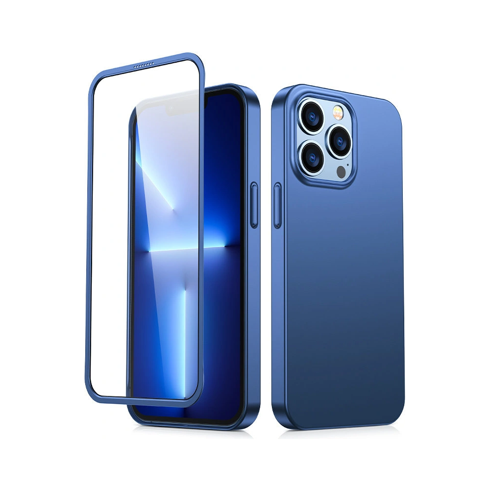 Etui Joyroom 360 Full Case + szkło Apple iPhone 13 Pro Max niebieski (JR-BP928 blue)