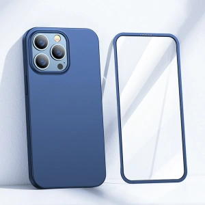 Buy Joyroom 360 Full Case + tempered glass Apple iPhone 13 Pro Max (JR-BP928 blue) - JYR278 - {ean13} - Home Screen Store Europe