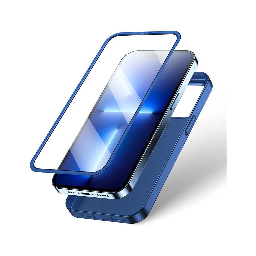 Etui Joyroom 360 Full Case + szkło Apple iPhone 13 Pro Max niebieski (JR-BP928 blue)