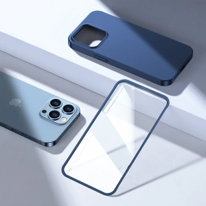 Buy Joyroom 360 Full Case + tempered glass Apple iPhone 13 Pro Max (JR-BP928 blue) - JYR278 - {ean13} - Home Screen Store Europe
