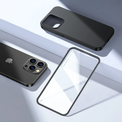 Kup Etui Joyroom 360 Full Case + sticlă Apple iPhone 13 Pro negru (JR-BP935 black) - JYR280 - {ean13} - Sklep Home Screen