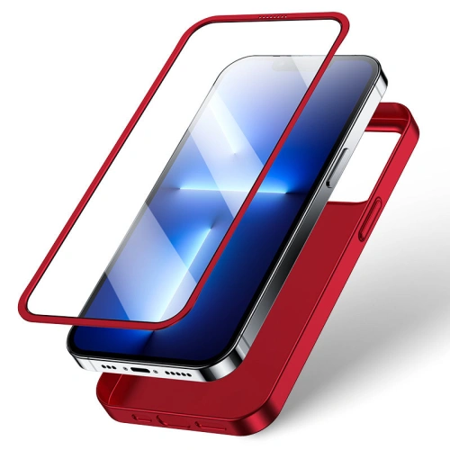 Kup Etui Joyroom 360 Full Case + szkło Apple iPhone 13 Pro czerwony (JR-BP935 red) - JYR281 - {ean13} - Sklep Home Screen