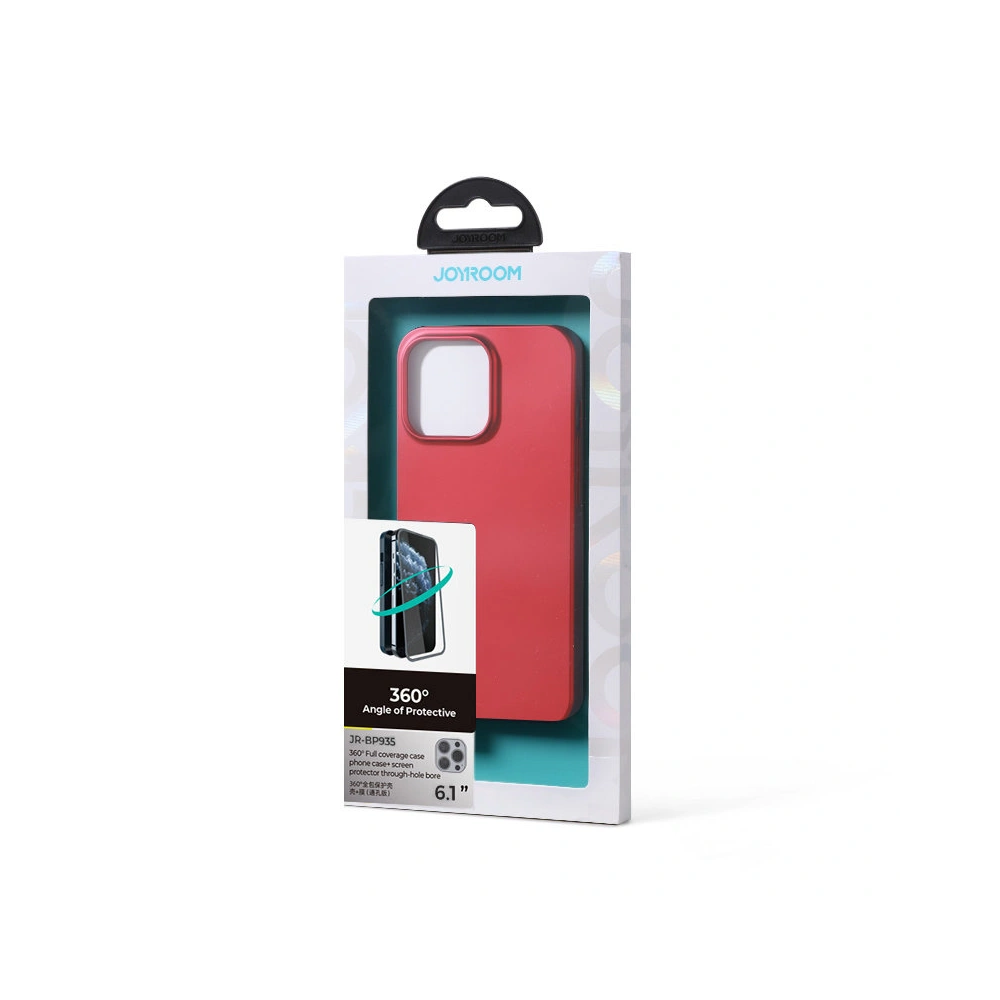 Etui Joyroom 360 Full Case + szkło Apple iPhone 13 Pro czerwony (JR-BP935 red)