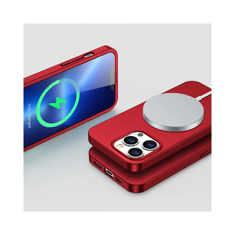 Etui Joyroom 360 Full Case + szkło Apple iPhone 13 Pro czerwony (JR-BP935 red)