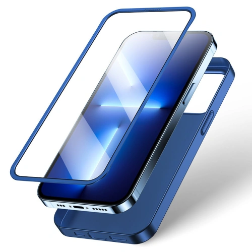 Kup Etui Joyroom 360 Full Case + szkło Apple iPhone 13 Pro niebieski (JR-BP935 blue) - JYR282 - {ean13} - Sklep Home Screen