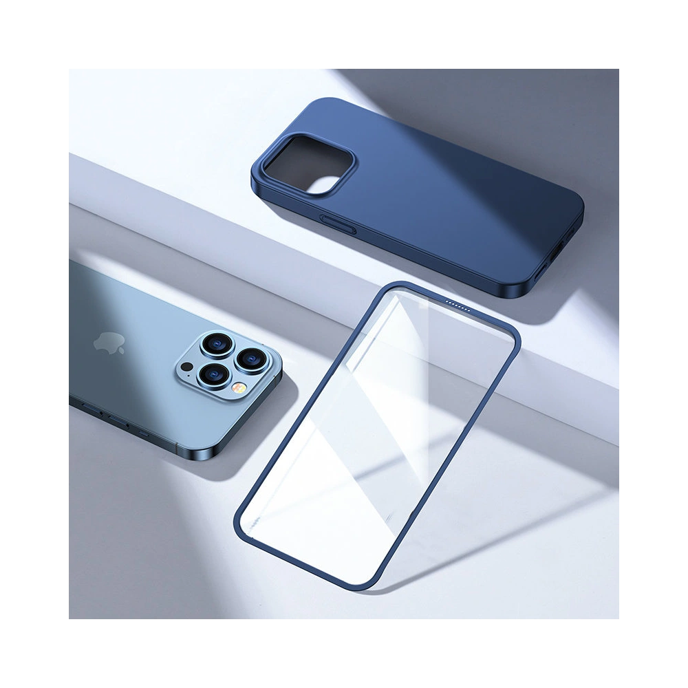 Etui Joyroom 360 Full Case + szkło Apple iPhone 13 Pro niebieski (JR-BP935 blue)