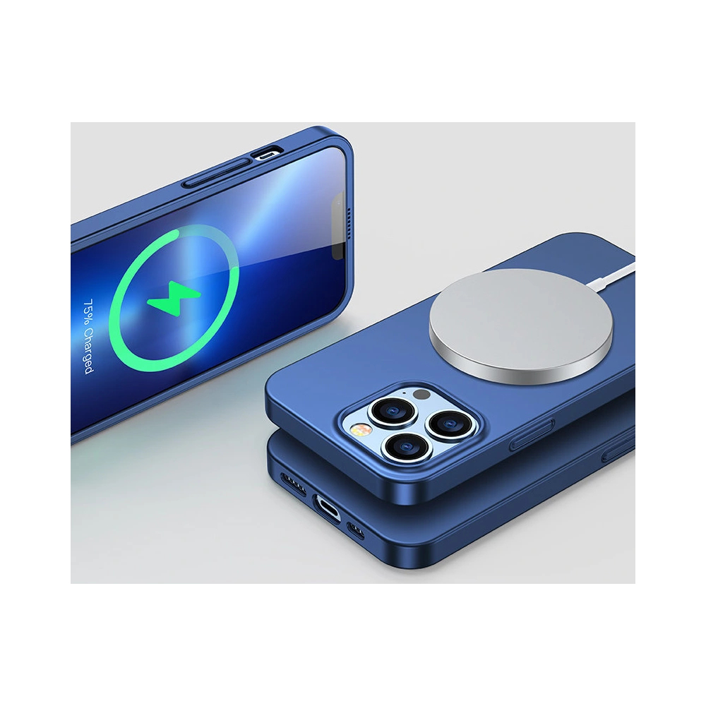 Etui Joyroom 360 Full Case + szkło Apple iPhone 13 Pro niebieski (JR-BP935 blue)