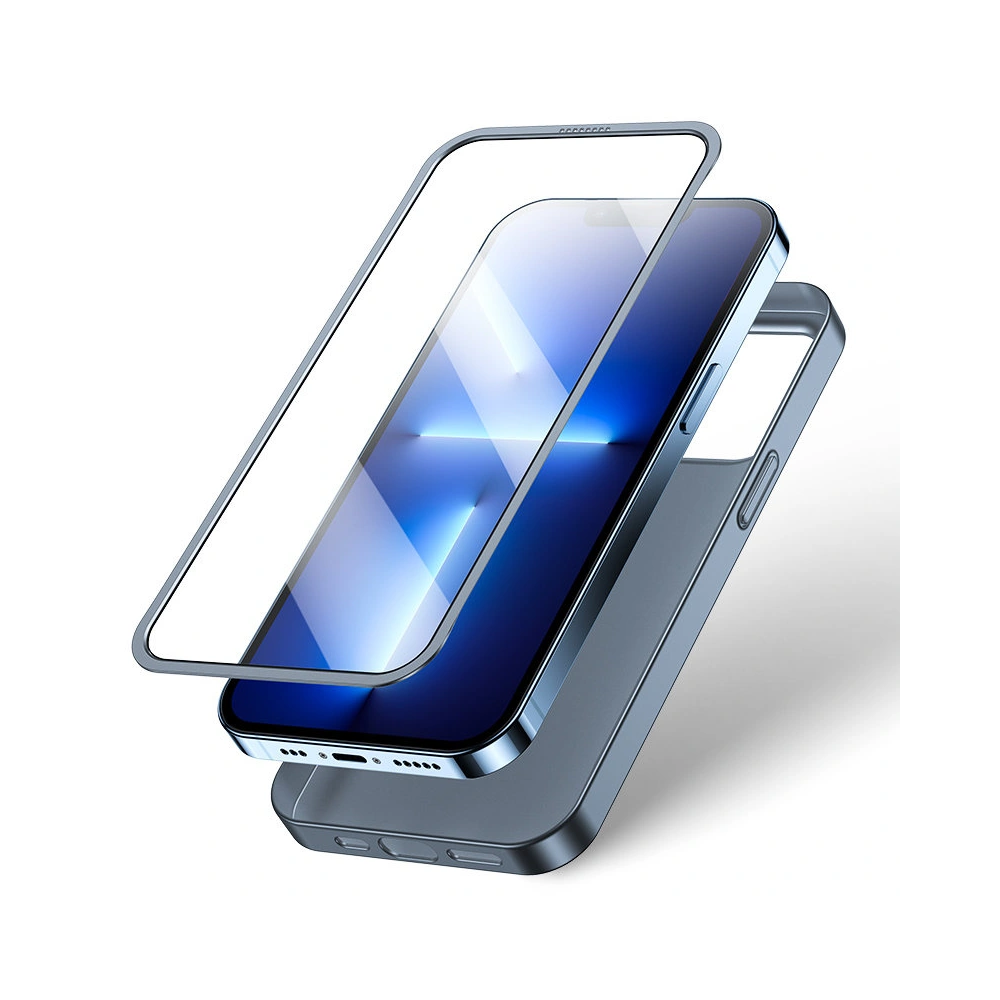 Etui Joyroom 360 Full Case + szkło Apple iPhone 13 Pro szary (JR-BP935 tranish)