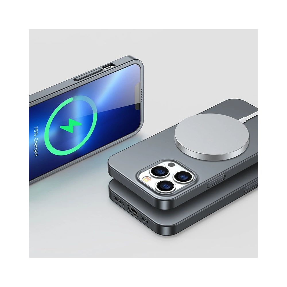 Etui Joyroom 360 Full Case + szkło Apple iPhone 13 Pro szary (JR-BP935 tranish)