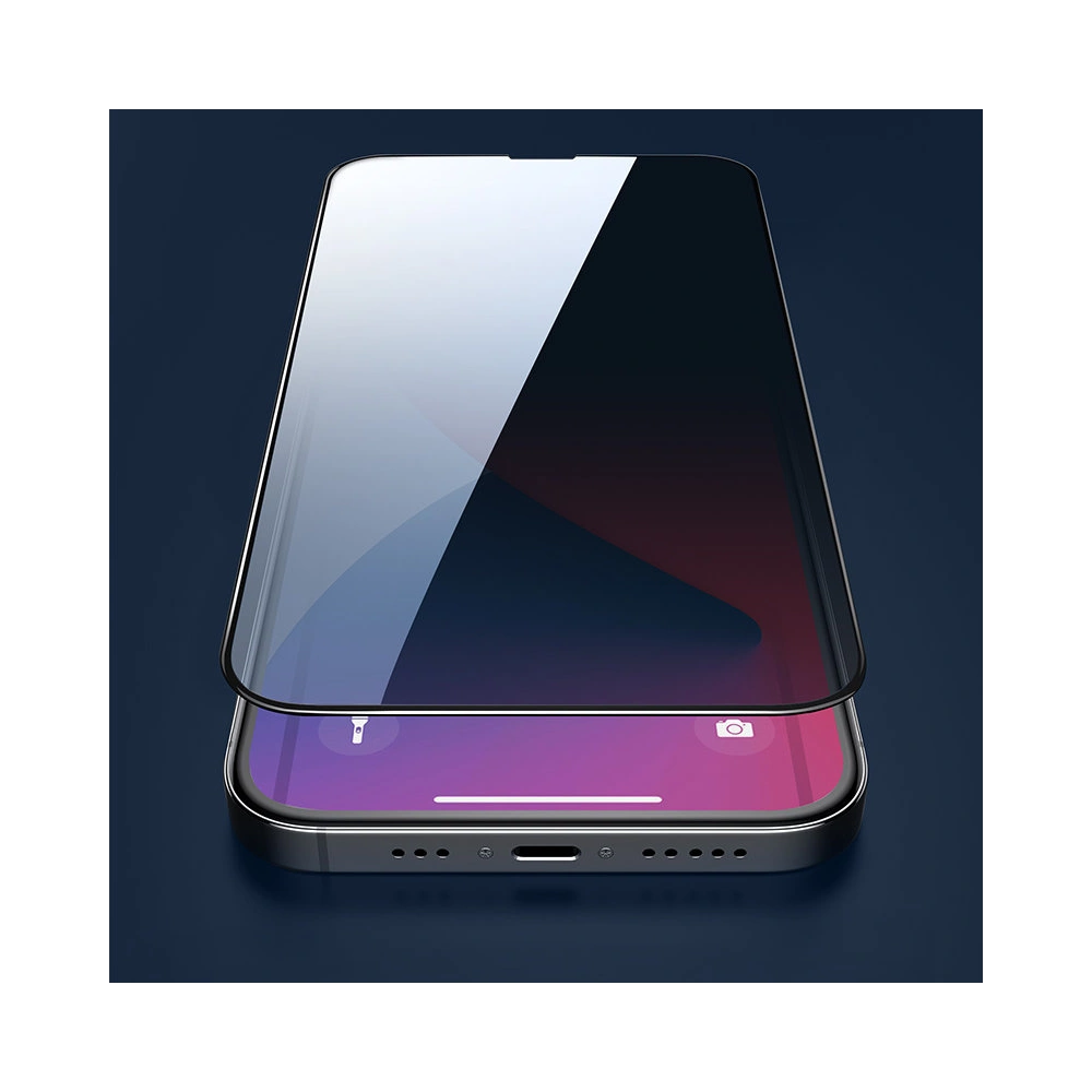 Szkło hartowane prywatyzujące Joyroom Knight 2,5D Privacy TG Apple iPhone 13 Pro Max Anti-Spy czarny (JR-PF903)