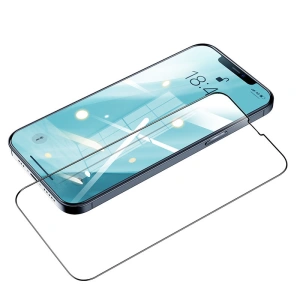 Kup Gehärtetes Glas Joyroom Knight 2,5D TG Apple iPhone 16e / 14 / 13 / 13 Pro schwarz (JR-PF905) - JYR290 - {ean13} - Sklep Home Screen