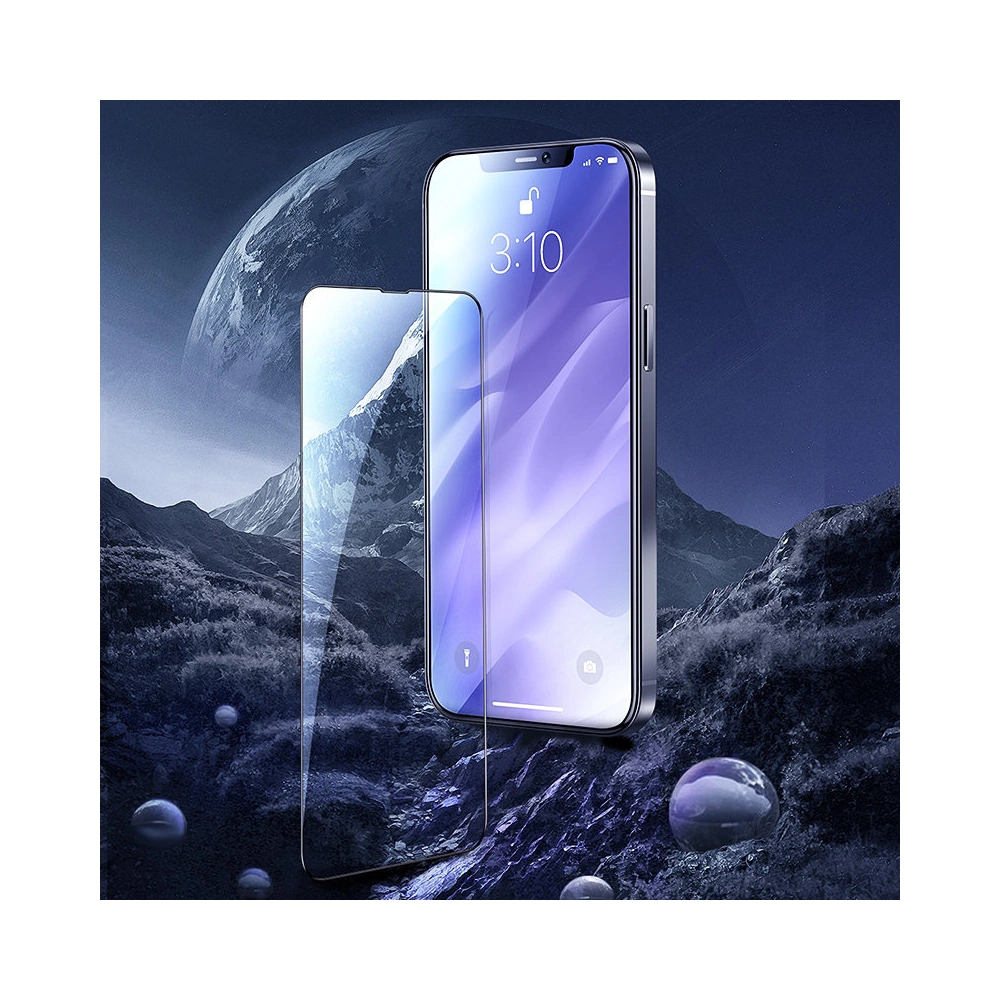 Szkło hartowane Joyroom Knight 2,5D TG Apple iPhone 16e / 14 / 13 / 13 Pro czarny (JR-PF905)