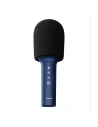 Joyroom wireless karaoke microphone with Bluetooth 5.0 speaker 1200mAh blue (JR-MC5Blue)