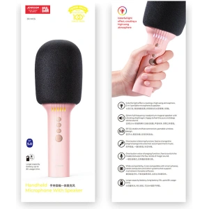 Kup Bezprzewodowy mikrofon do karaoke Joyroom z głośnikiem Bluetooth 5.0 1200mAh niebieski (JR-MC5 Blue) - JYR295 - {ean13} - Sklep Home Screen