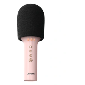 Kup Bezprzewodowy mikrofon do karaoke Joyroom z głośnikiem Bluetooth 5.0 1200mAh różowy (JR-MC5 Pink) - JYR296 - {ean13} - Sklep Home Screen