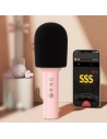 Kup Bezdrátový mikrofon na karaoke Joyroom s Bluetooth reproduktorem 5.0 1200mAh růžový (JR-MC5 Pink) - JYR296 - {ean13} - Sklep Home Screen