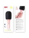 Buy Joyroom wireless karaoke microphone with Bluetooth 5.0 speaker 1200mAh pink (JR-MC5 Pink) - JYR296 - {ean13} - Home Screen Store Europe