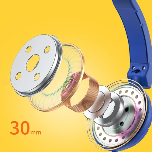 Kup Sluchátka na uši Joyroom 3,5mm mini jack dětské modré (JR-HC1 blue) - JYR298 - {ean13} - Sklep Home Screen