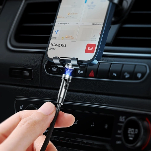 Kup Magnetický kabel Joyroom 3w1 USB-Lightning/USB-C/microUSB pro nabíjení 2,4A 1,2m černý (S-1224X2 LCM black) - JYR299 - {ean13} - Sklep Home Screen