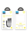 Kup Cablul Joyroom 3w1 USB-Lightning/USB-C/microUSB 3,5A 15cm negru (S-01530G9 LCM black) - JYR301 - {ean13} - Sklep Home Screen