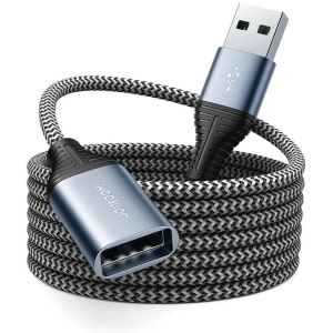 Buy Joyroom USB 2.0 (female) - USB (male) Extension Cable 2m grey (S-2030N13 grey) - JYR302 - {ean13} - Home Screen Store Europe