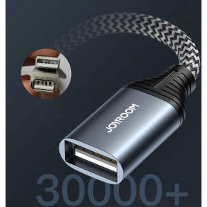 Hosszabbító kábel Joyroom USB 2.0 480 Mbps 2m szürke (S-2030N13 szürke)