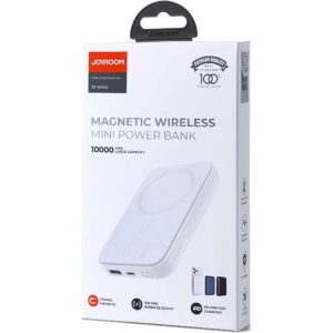 Powerbank Joyroom MagSafe 10000mAh 20W Power Delivery Quick Charge Qi 15W biały (JR-W020 white)