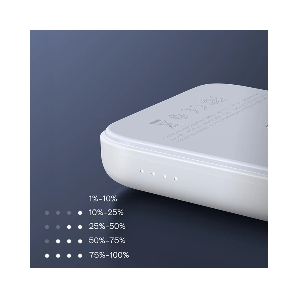 Powerbank Joyroom MagSafe 10000mAh 20W Power Delivery Quick Charge Qi 15W biały (JR-W020 white)