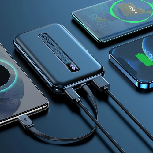Kup Powerbank Joyroom Linglong 10000mAh 20W Power Delivery Schnellladung USB/USB-C/eingebautes USB-C-Kabel schwarz (JR-L001 schwarz) - JYR304 - {ean13} - Sklep Home Screen