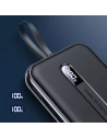 Buy Joyroom Linglong powerbank 10000mAh 20W PD QC USB / USB-C / built-in USB-C cable black (JR-L001 black) - JYR304 - {ean13} - Home Screen Store Europe