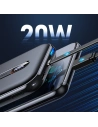 Kup Powerbank Joyroom Linglong 10000mAh 20W Power Delivery Rychlé nabíjení USB/USB-C/vbudovaný kabel USB-C černý (JR-L001 black) - JYR304 - {ean13} - Sklep Home Screen