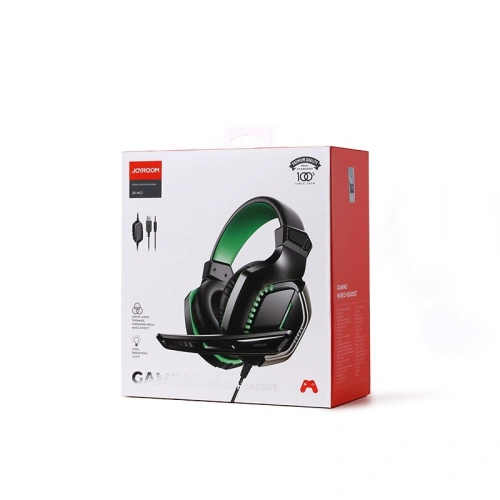 Buy Joyroom Gaming 3.5mm mini jack with remote control and microphone for players black (JR-HG1 green) - JYR308 - {ean13} - Home Screen Store Europe