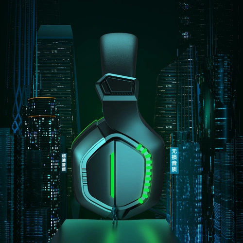 Kup Herní sluchátka Joyroom 3,5mm mini jack s ovladačem a mikrofonem černá (JR-HG1 green) - JYR308 - {ean13} - Sklep Home Screen