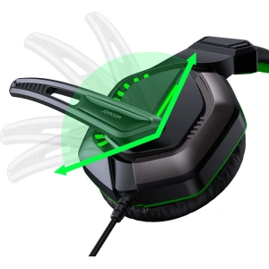Kup Gaming-Kopfhörer Joyroom 3,5mm Mini-Jack mit Fernbedienung und Mikrofon schwarz (JR-HG1 green) - JYR308 - {ean13} - Sklep Home Screen