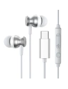 Kopfhörer Joyroom USB-C mit Fernbedienung und Mikrofon silber (JR-EC04 Silver)