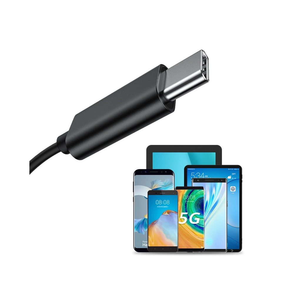 Słuchawki Joyroom USB-C z pilotem i mikrofonem srebrny (JR-EC04 Silver)