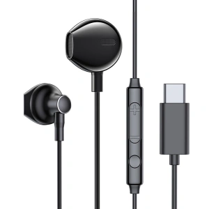 Kup Sluchátka Joyroom USB-C s ovladačem a mikrofonem černé (JR-EC03 Black) - JYR313 - {ean13} - Sklep Home Screen