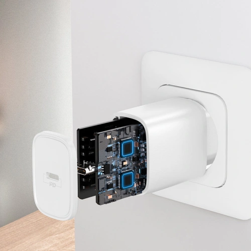 Kup Încărcătorul de rețea Joyroom USB-C PD 20W alb (L-P201) - JYR315 - {ean13} - Sklep Home Screen