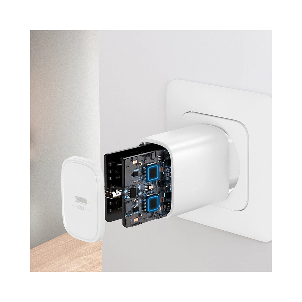 Ładowarka sieciowa Joyroom USB-C PD 20W biały (L-P201)