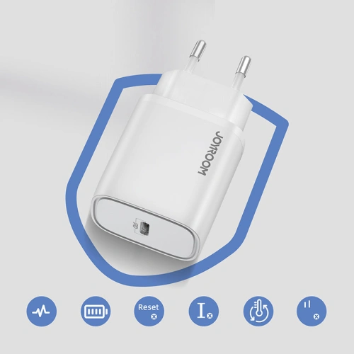 Kup Încărcătorul de rețea Joyroom USB-C PD 20W alb (L-P201) - JYR315 - {ean13} - Sklep Home Screen