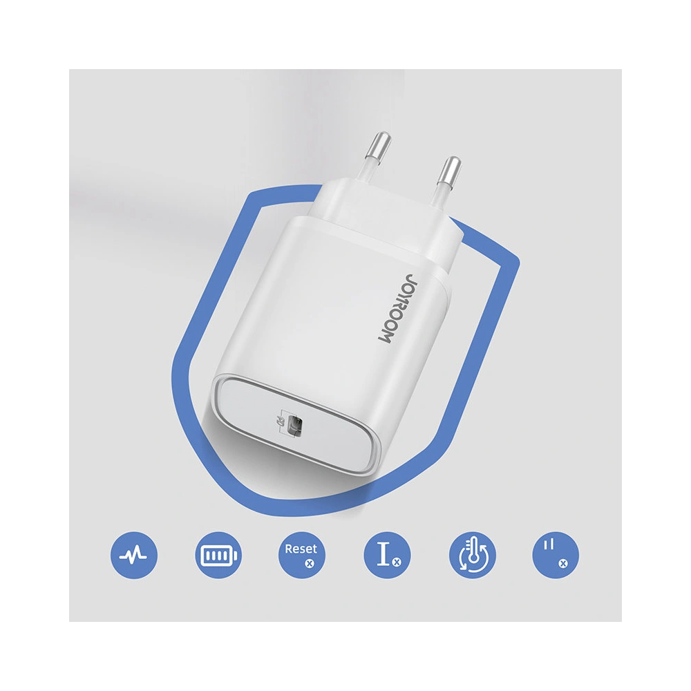 Ładowarka sieciowa Joyroom USB-C PD 20W biały (L-P201)