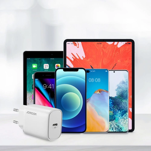 Kup Încărcătorul de rețea Joyroom USB-C PD 20W alb (L-P201) - JYR315 - {ean13} - Sklep Home Screen