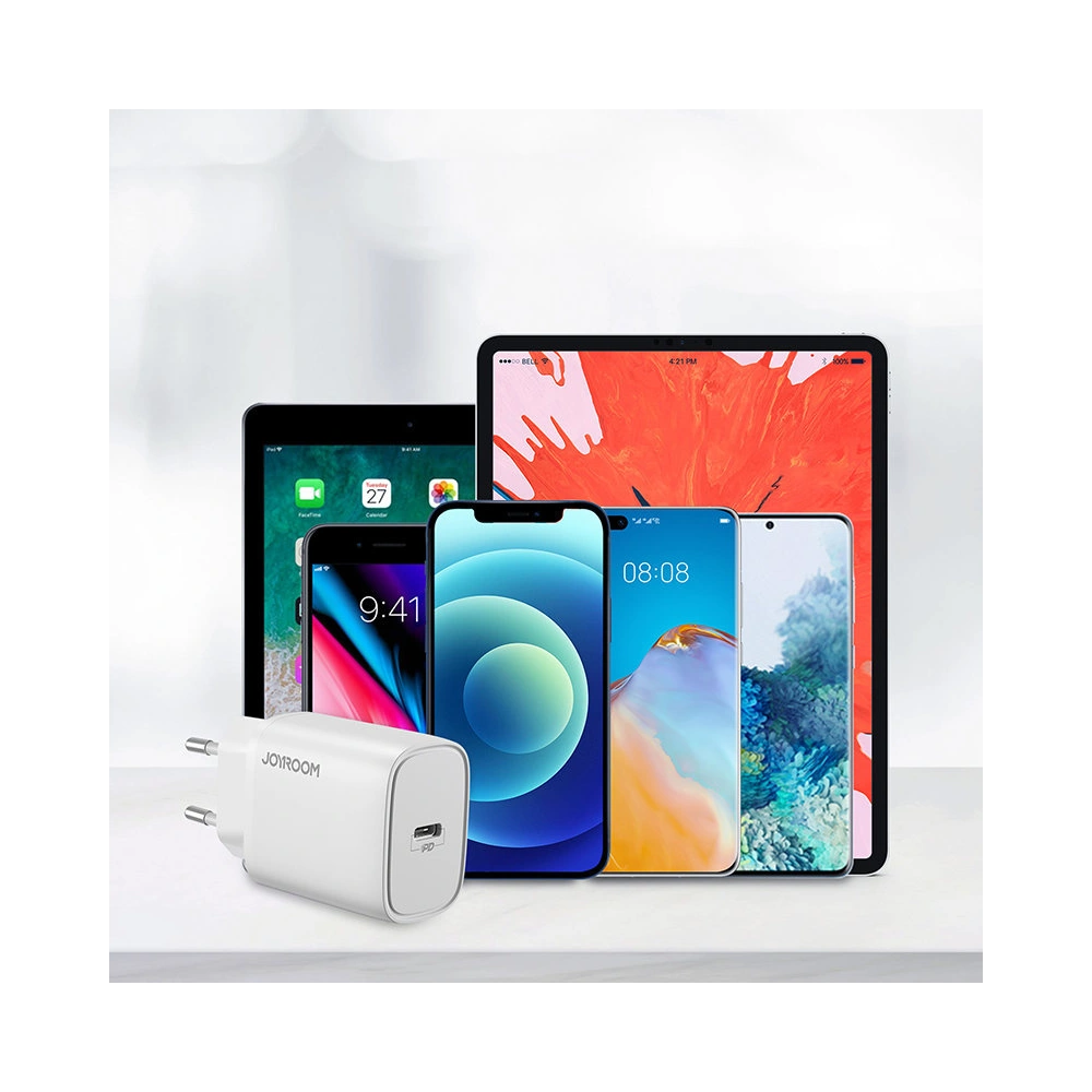 Ładowarka sieciowa Joyroom USB-C PD 20W biały (L-P201)