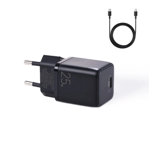 Kup Încărcător de rețea Joyroom USB-C PD 25W negru + cablu USB/USB-C (L-P251) - JYR316 - {ean13} - Sklep Home Screen