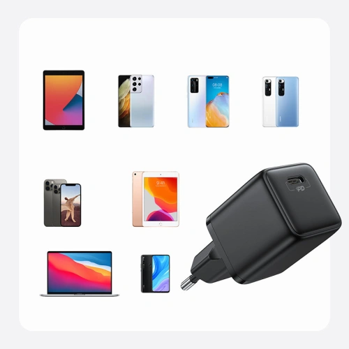 Kup Încărcător de rețea Joyroom USB-C PD 25W negru + cablu USB/USB-C (L-P251) - JYR316 - {ean13} - Sklep Home Screen