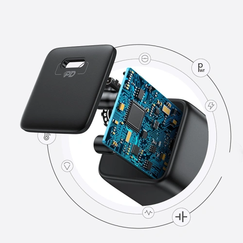 Kup Încărcător de rețea Joyroom USB-C PD 25W negru + cablu USB/USB-C (L-P251) - JYR316 - {ean13} - Sklep Home Screen