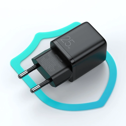 Kup Încărcător de rețea Joyroom USB-C PD 25W negru + cablu USB/USB-C (L-P251) - JYR316 - {ean13} - Sklep Home Screen