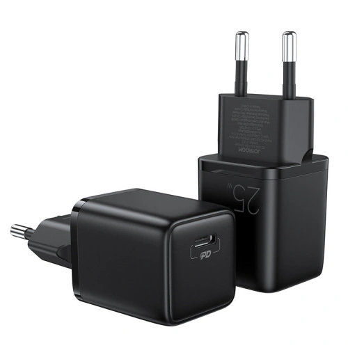 Kup Încărcătorul de rețea Joyroom USB-C PD 25W priză EU negru (L-P251) - JYR317 - {ean13} - Sklep Home Screen